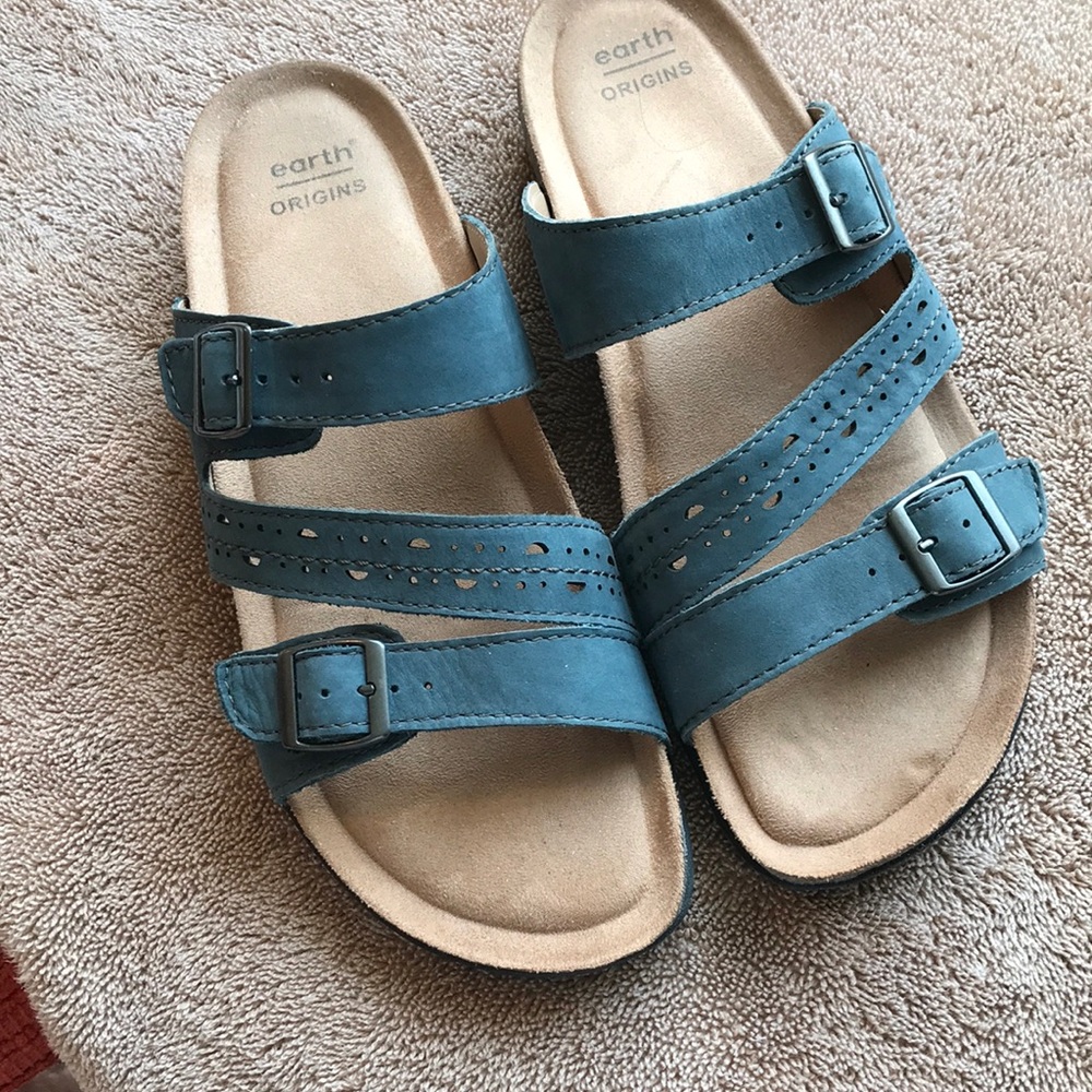 Earth Origins “Orono” Blue Sandal 9m